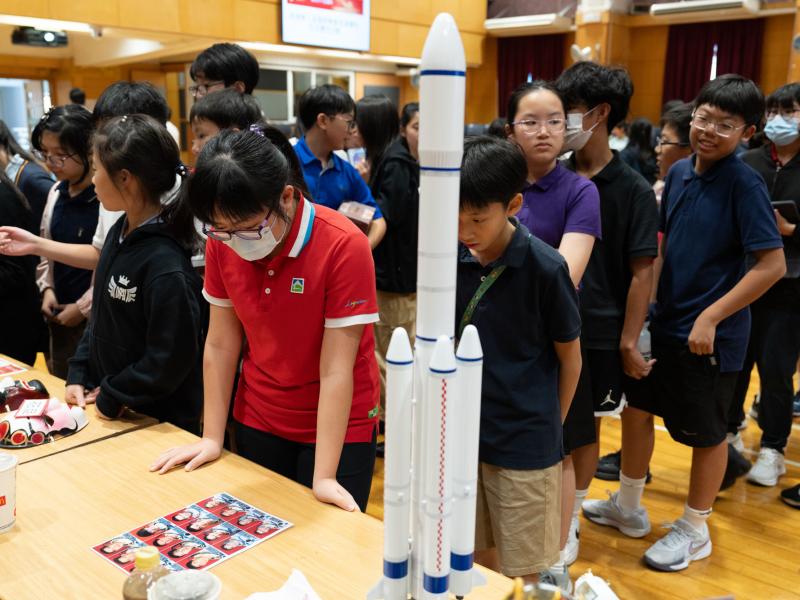 Teachers and students joined in National Day celebration