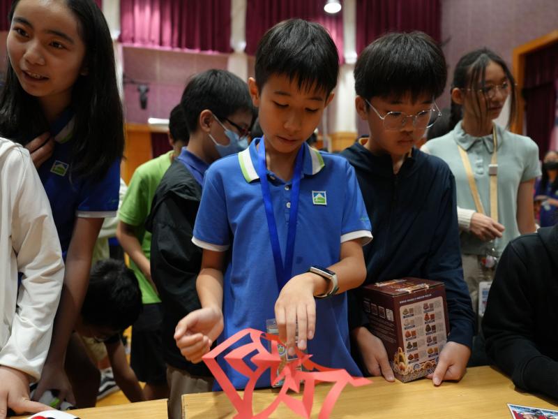 Teachers and students joined in National Day celebration